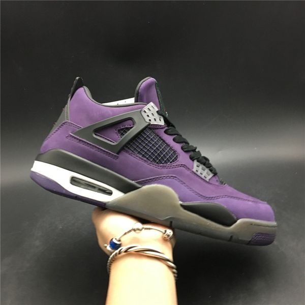 

jumpman 4 4s fashion shoe purple mens basketball shoes