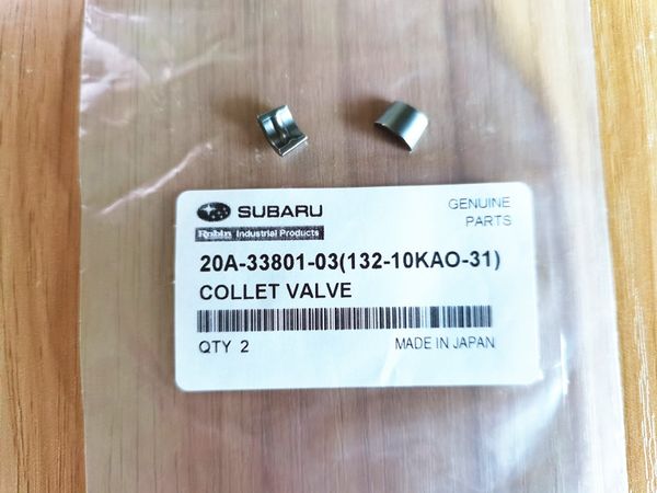 2 x válvula de coleta genuína para Robin Subaru EX17 EX21 4 derrame peças de motor a gasolina