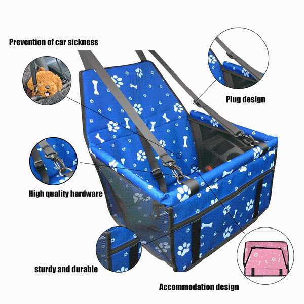 

car organizer 4d pet anti-dirt breathable mat, double thick mat gauze hanging bag waterproof travel