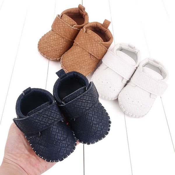 

baby shoes first walkers infant sneakers pu leather boys newborn footwear moccasins soft casual booties spring autumn b7366