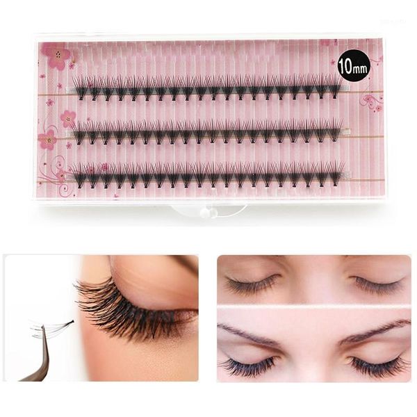

60pcs/1set false eyelashes artificial natural long individual cluster fake professional makeup grafting 10mm 12mm1