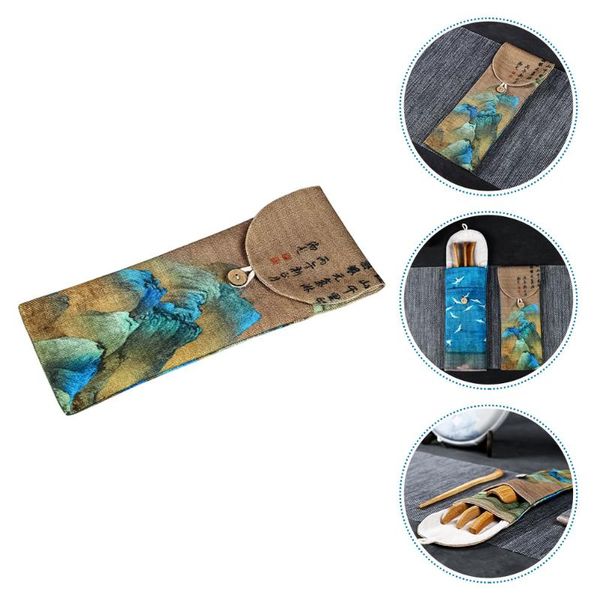 

storage bags 1pc decorative tea set bag ceremony utensil accessory (as shown)