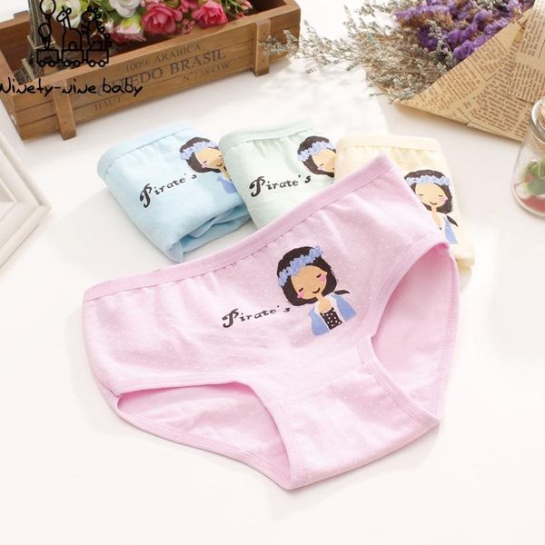 

6pcs/lot girls underwear new children's clothing soft cotton panties for girls lovely cartoon printed underpants kids clothing, Camo