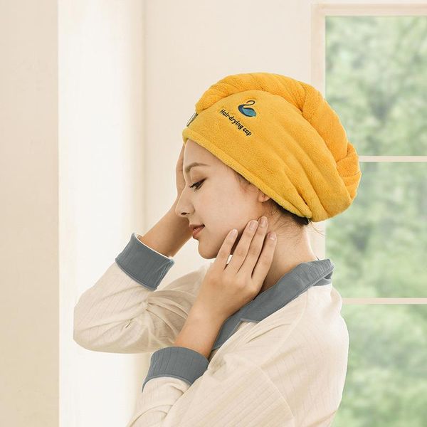 

shower caps dry hair cap women's absorbent and quick-drying thickened baotou towel to wipe