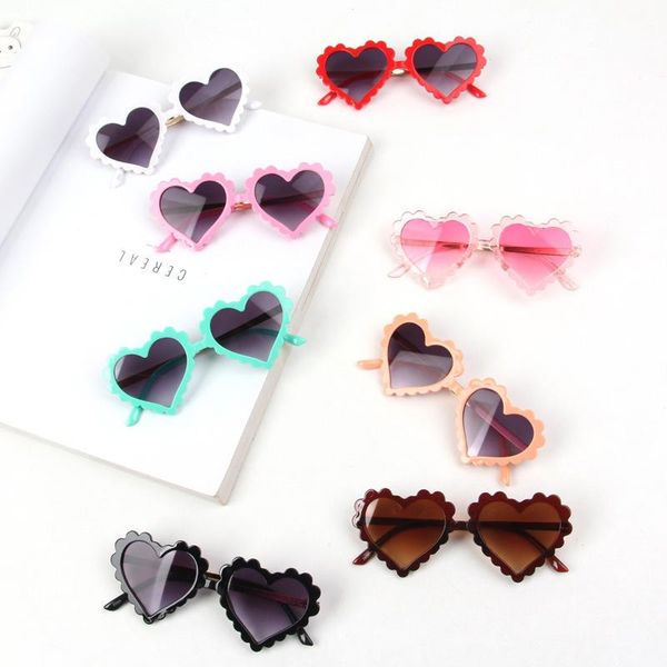 

children glasses baby sunglasses boys and girls love kids sunshade polarized light, White;black