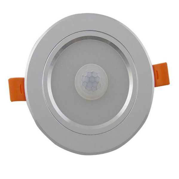 

downlights 20pcs 7w 15w recessed led ceiling lamp motion sensor microwave radar light stair porch passageway lighting aluminum