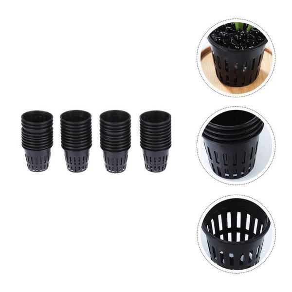 

planters & pots 80pcs hydroponic net cups soilless culture planting buckets baskets