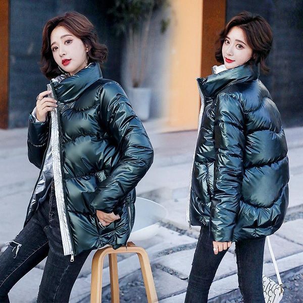 

women's cotton clothing autumn polyester fiber 81-90 polyethylene ethylene down & parkas, Black