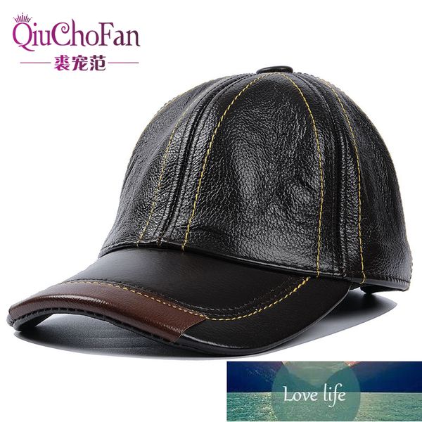 

baseball cap male winter outdoor hat male 100% genuine leather peaked cap men's winter warm adjustable baseball cap factory price exper, Blue;gray