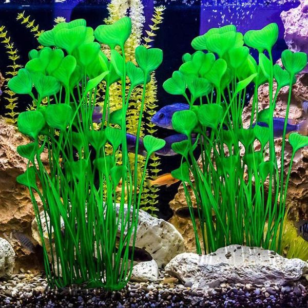 

simulate plants artificial aquarium for fish bowl decoration decorations