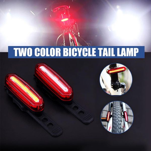 

bike lights light usb rechargeable led cycling bicycle warning front rear tail for accessories