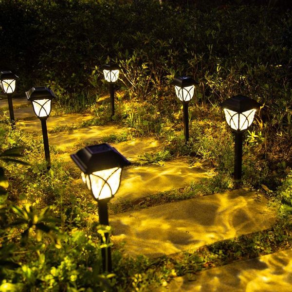 

lawn lamps garden pathway solar lights outdoor ip44 waterproof led sun light lamp for home yard driveway road