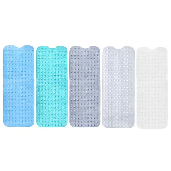 

bath mats non-slip mat rectangle pvc anti-slip bathroom with suction cup anti-bacterial shower bathtub 40cm*100cm