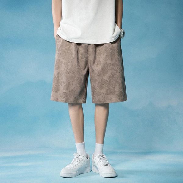 

men's shorts short homme running basketball 2021 korean style loose five-point pants clothing, White;black