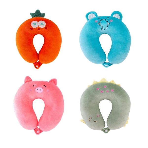 

pillow 30x30cm cartoon soft u-shaped neck protection office sleep nap cushion drop