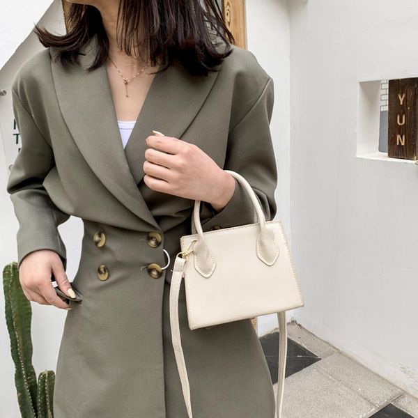 

evening bags simple portable women clutch purses solid color pu leather ladies handle bag fashion design female shoulder crossbody