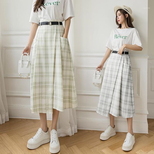 

skirts han edition of irregular grid bust to show thin long restore ancient ways in the tooling since waist, Black