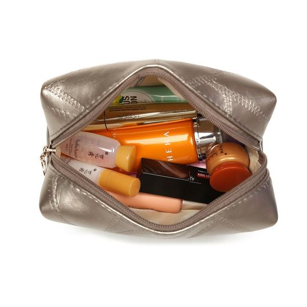 

fashion pu leather women makeup bag organizer waterproof cosmetic bags & cases