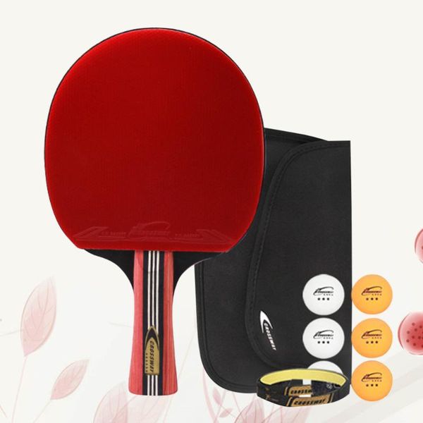 

six-star table tennis rackets anti-slip grip pong racket suitable for professional training (horizontal grip) raquets