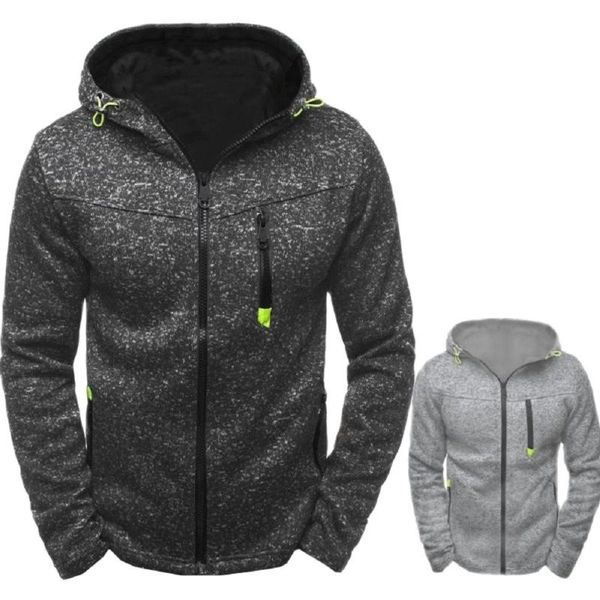 

men's vests autumn and winter 2021 fashionable handsome sports leisure jacquard sweater fleece zipper cardigan hooded jacket, Black;white