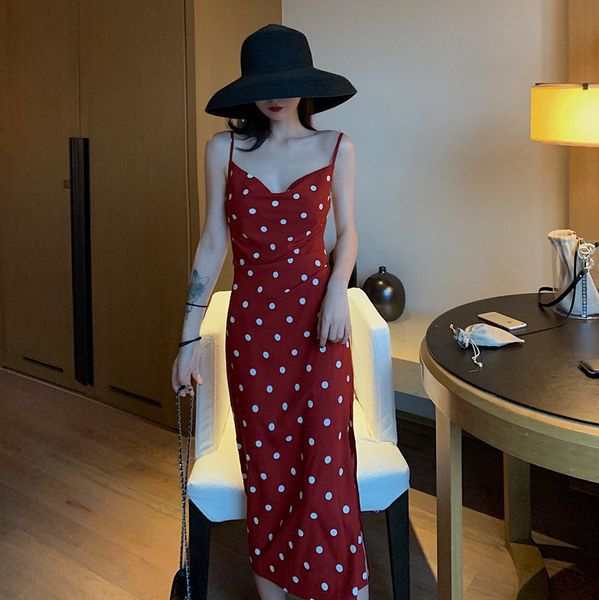 

beach party dress furits dot dressed summer women's girdle, Black;gray