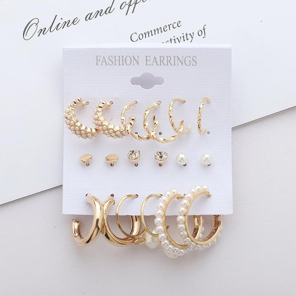 

hoop & huggie fashion earrings for women jewelry piercing brincos 2021 trand ear cuff woman summer rings statement bijoux, Golden;silver