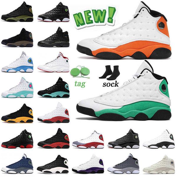 

mens basketball shoes 13 13s xiii jumpman starfish sneakers atmosphere grey playoffs reverse he got game cap and gown womens trainers size