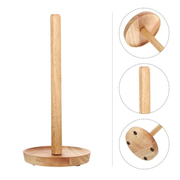 

toilet paper holders 1pc creative wood roll holder practical tissue reserve