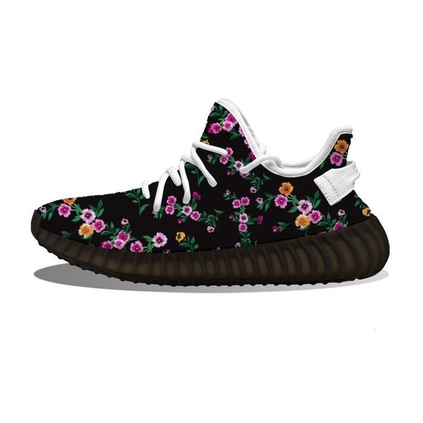 

diy custom rose red small daisy running shoes mesh printed mens womens trainers outdoor sports sneakers