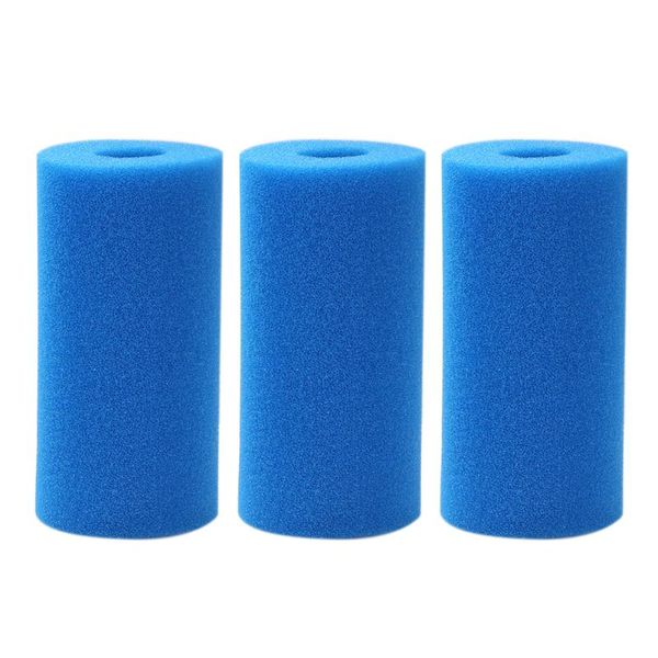 

pool & accessories 3pcs swimming filter foam replacement cleaner filters sponge cartridge