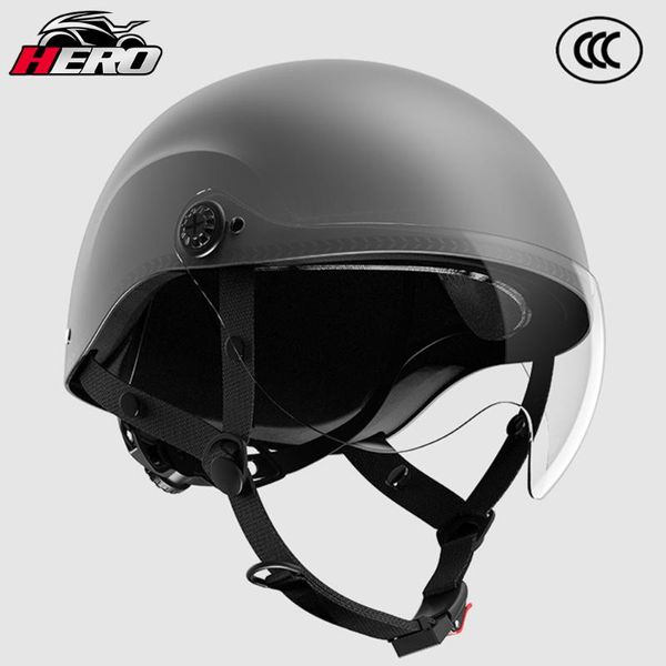 

motorcycle helmets helmet male electric scooter female four seasons general light half winter warm 3c certified casque moto