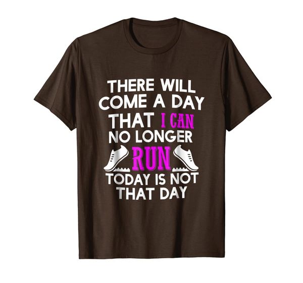 

"there will come a day that i cannot run" t-shirt, White;black