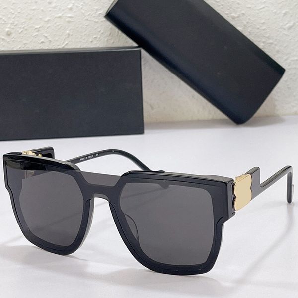 

2022ss black sunglasses 0201 mens womens one-piece lens design fashion shopping temple with letter b beach vacation uv protection belt box, White;black