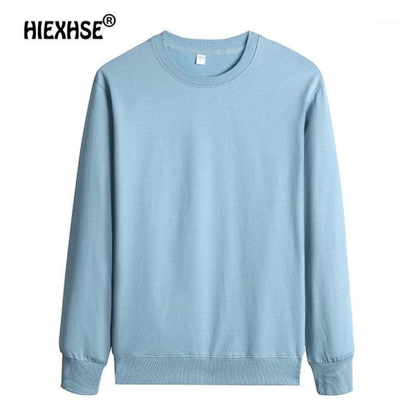 

solid color printed hoodie sweatshirt o-neck breathable long-sleeved harajuku tide brand spring autumn hoodies sweatshirts men's &, Black