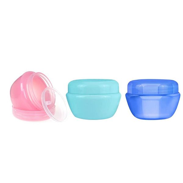 

storage bottles & jars 10pcs 10ml mini plastic travel container refillable empty leakproof lotion cosmetic with lids for cream