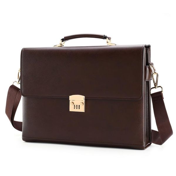 

briefcases large capacity man business shoulder bag password lock classification products briefcase lapmale tote handbag 6015