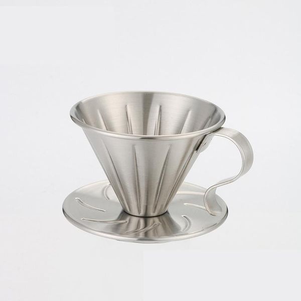

coffee filters stainless steel filter holder pour over coffees dripper mesh tea basket drip cup coffeeware