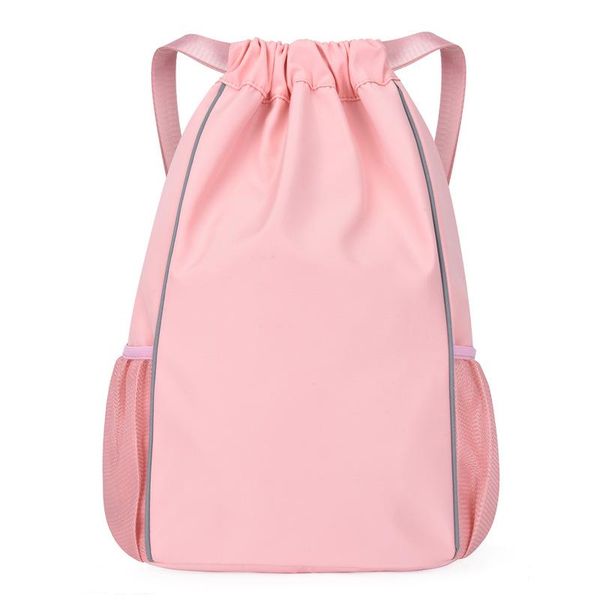

outdoor bags nylon sport gym bag women's drawstring men's lightweight large shoulder sports-entertainment yoga travel backpacks