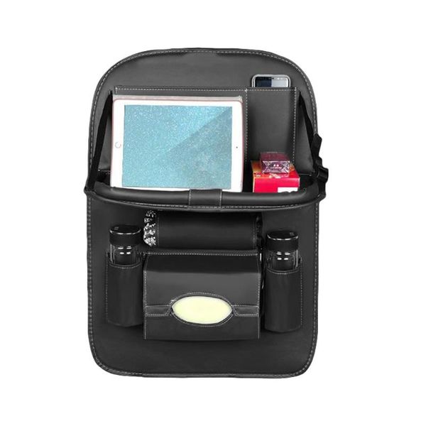 

car organizer multifunctional seat back storage bags foldable tray container