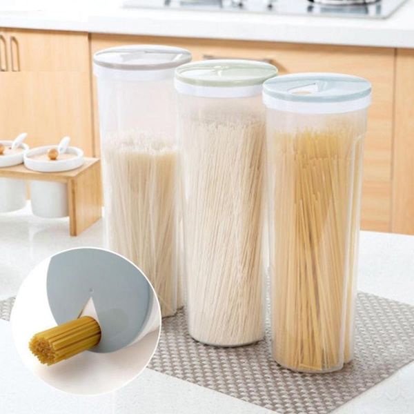 

storage bottles & jars multifunction spaghetti box cutlery noodle chopsticks boxes selling food canister for kitchen containers
