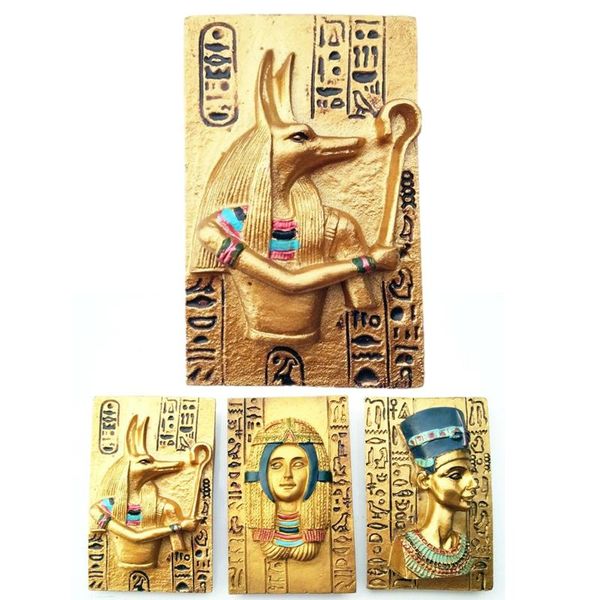

fridge magnets egyptian mythology anubis queen stereo magnet souvenir middle east travel kitchen accessories decoration