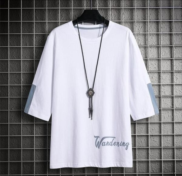 

men's polos 2021 summer t-shirt shorts o-neck breathable short-sleeved, White;black