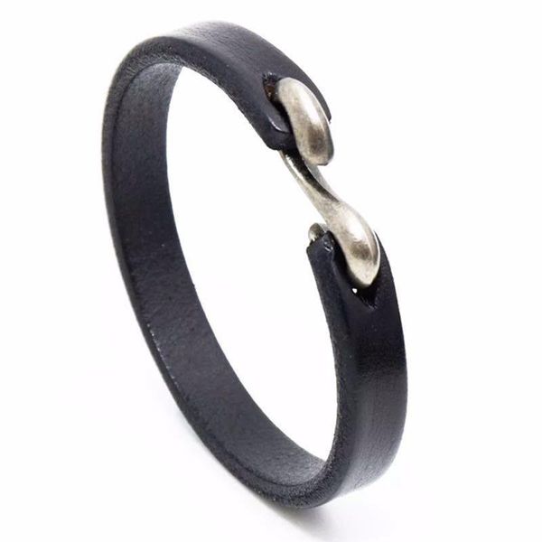 

jiayiqi men fashion leather bracelet male jewelry gift dangle & chandelier, Silver