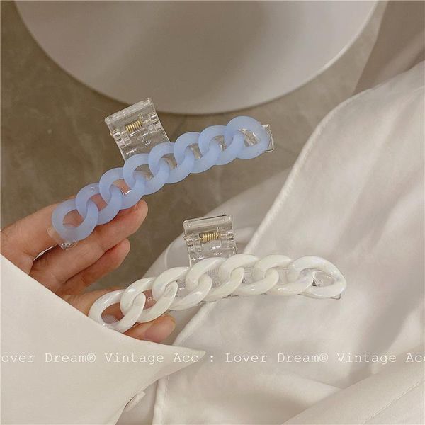 

hair accessories korean version geometric chain shape women elegant claw clips headband hairpin barrettes crab