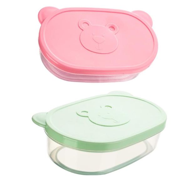 

storage drawers 2pcs portable food box baby pacifier tableware containers
