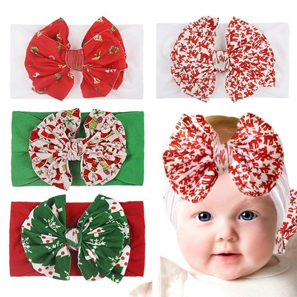 

hair accessories baby headband cute princess bow turband children's seamless super soft elastic high quality, Slivery;white