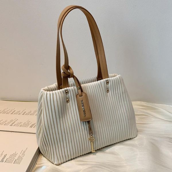 

evening bags pu leather luxury women pleated style tote bag casual handbag ladies shoulder