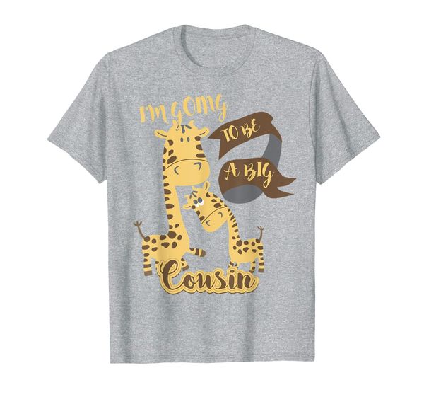 

i'm going to be a big cousin shirt | cool cousin-to-be gift, White;black
