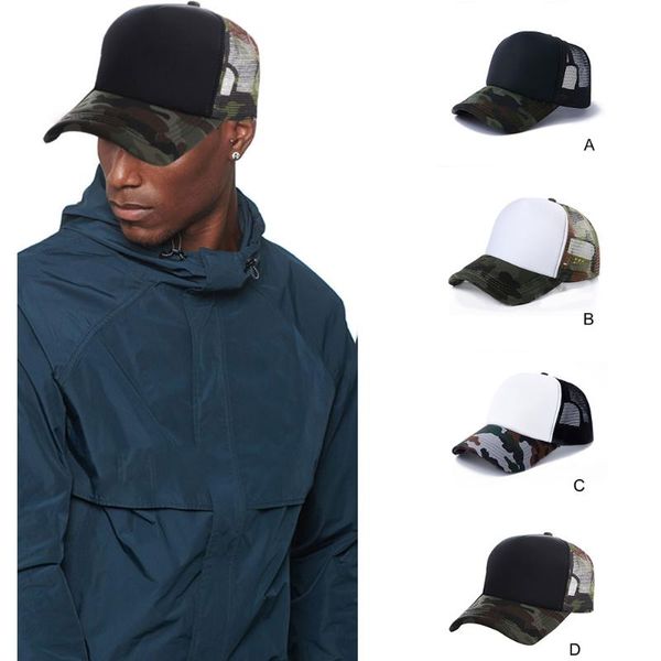 

visors ly men hats baseball cap camouflage adjustable hat mesh sports tennis golf vk-ing, Blue;gray