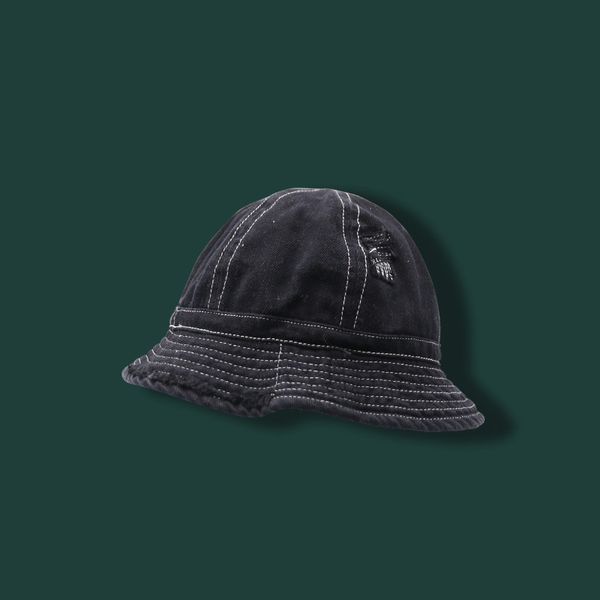 

yamamoto wind pressure line water wash worn out old fisherman's concave shape spring summer men's women's basin sunshade hat